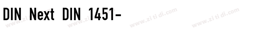 DIN Next DIN 1451字体转换 DIN Next DIN 1451字体转换